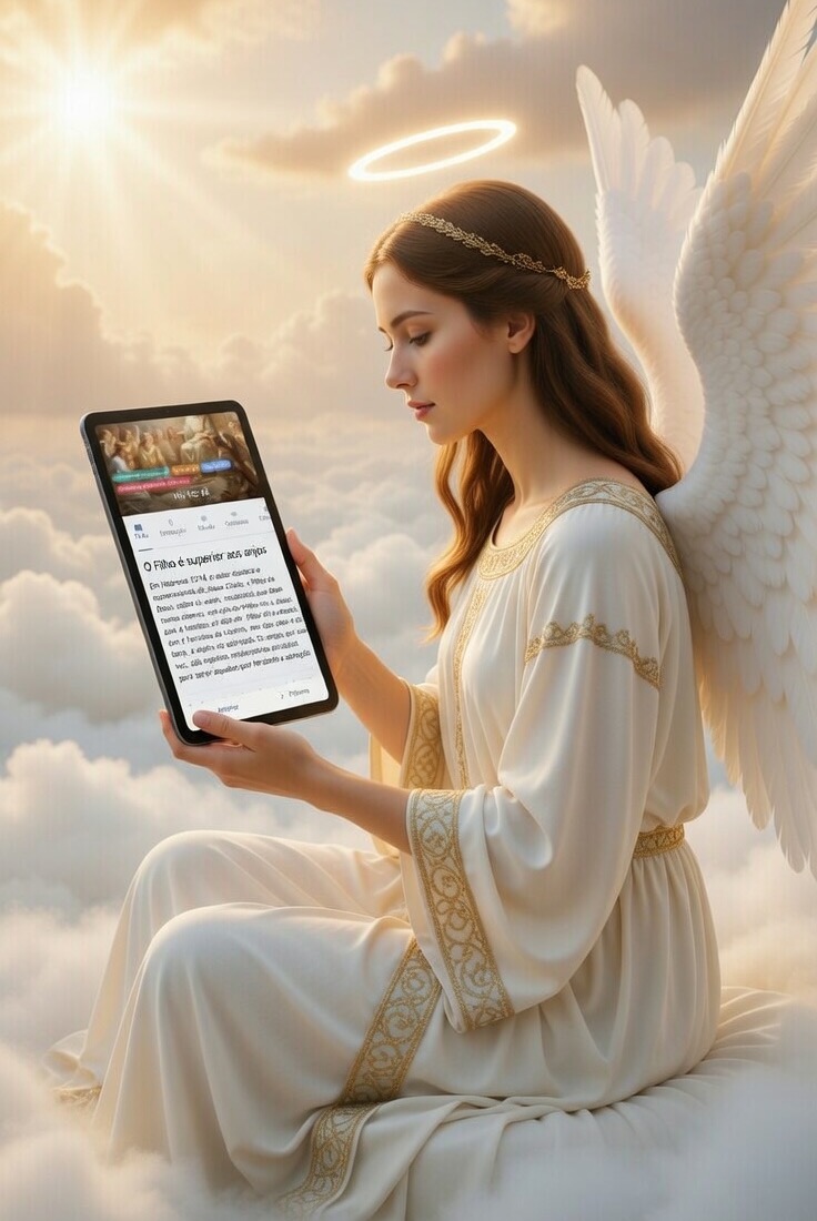 Anjo lendo o Pericopae