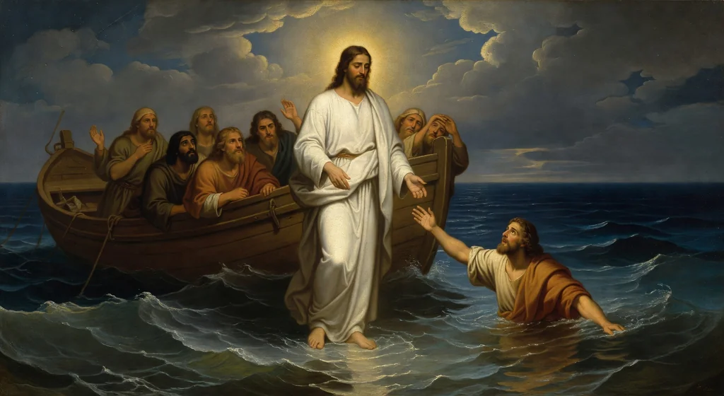 Jesus Anda sobre as Águas